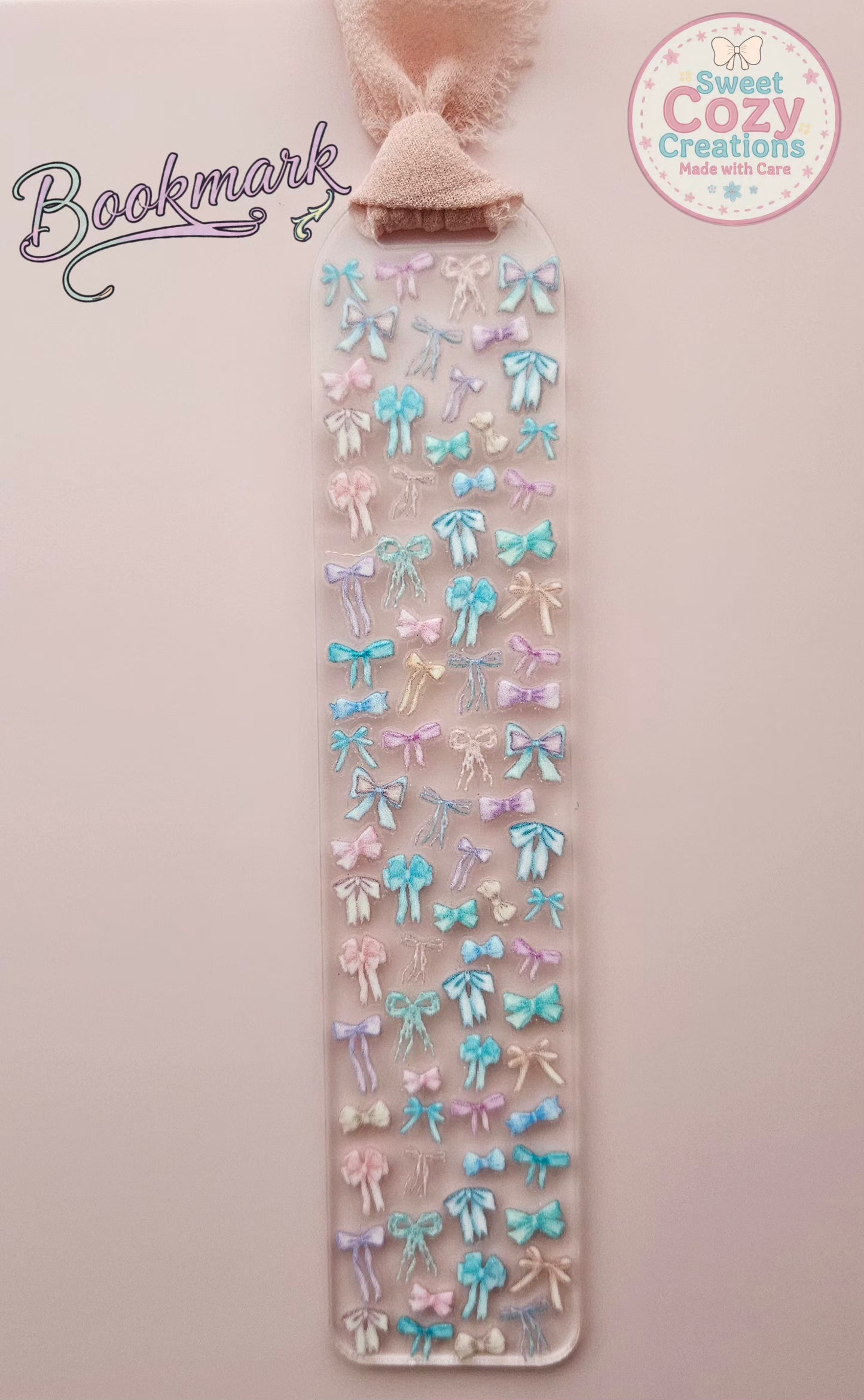 Pastel Bows Bookmark