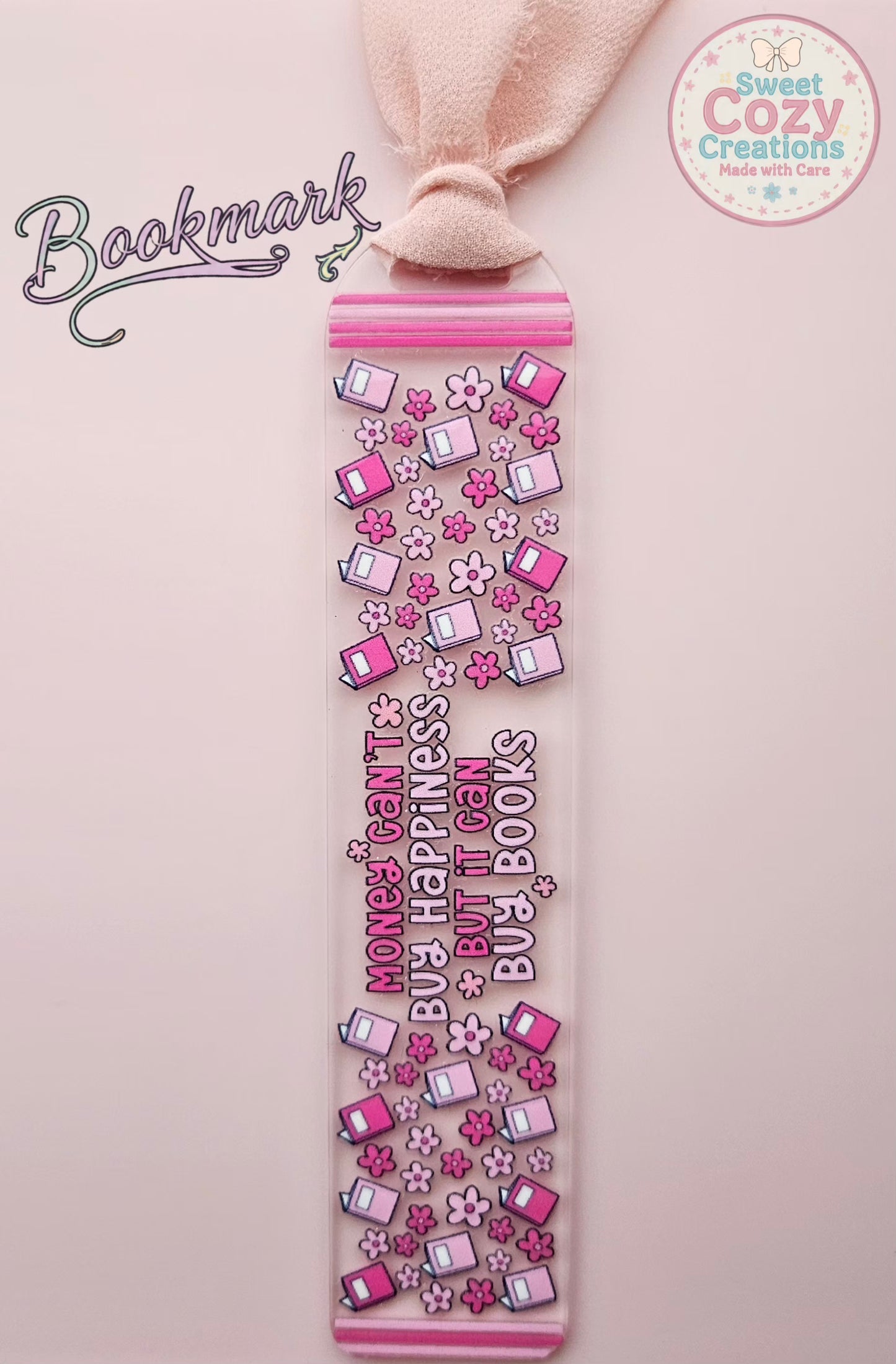 "Money can't buy happiness but it can buy books"