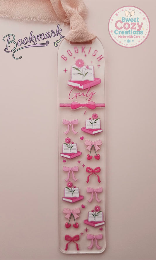 "Bookish Girly" Bookmark