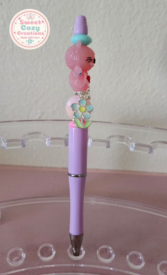 Pink Kitty with Charm 1