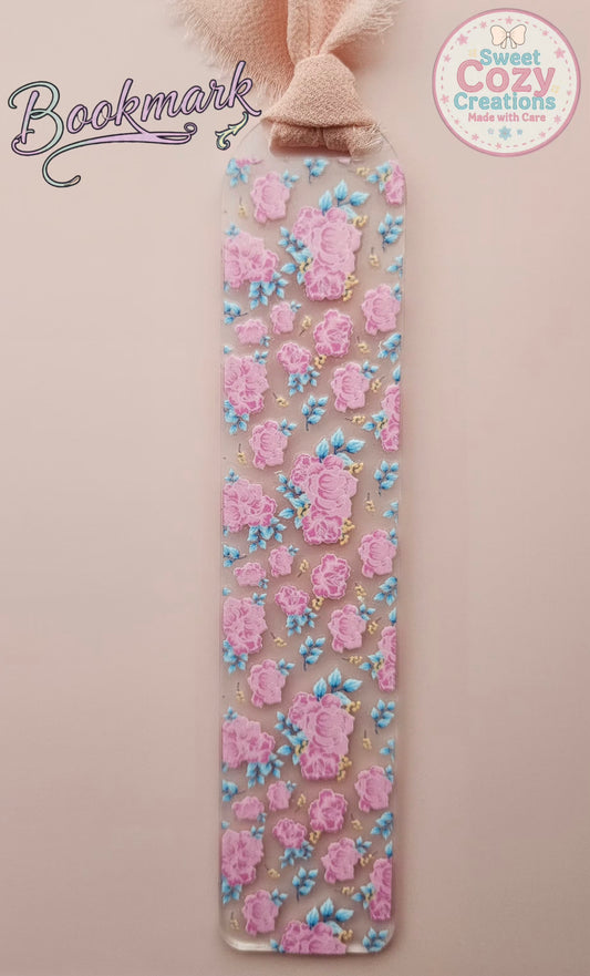 Vintage floral Bookmark