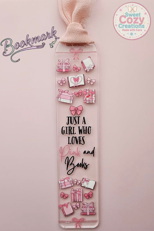 "Just a girl who loves pink and books"