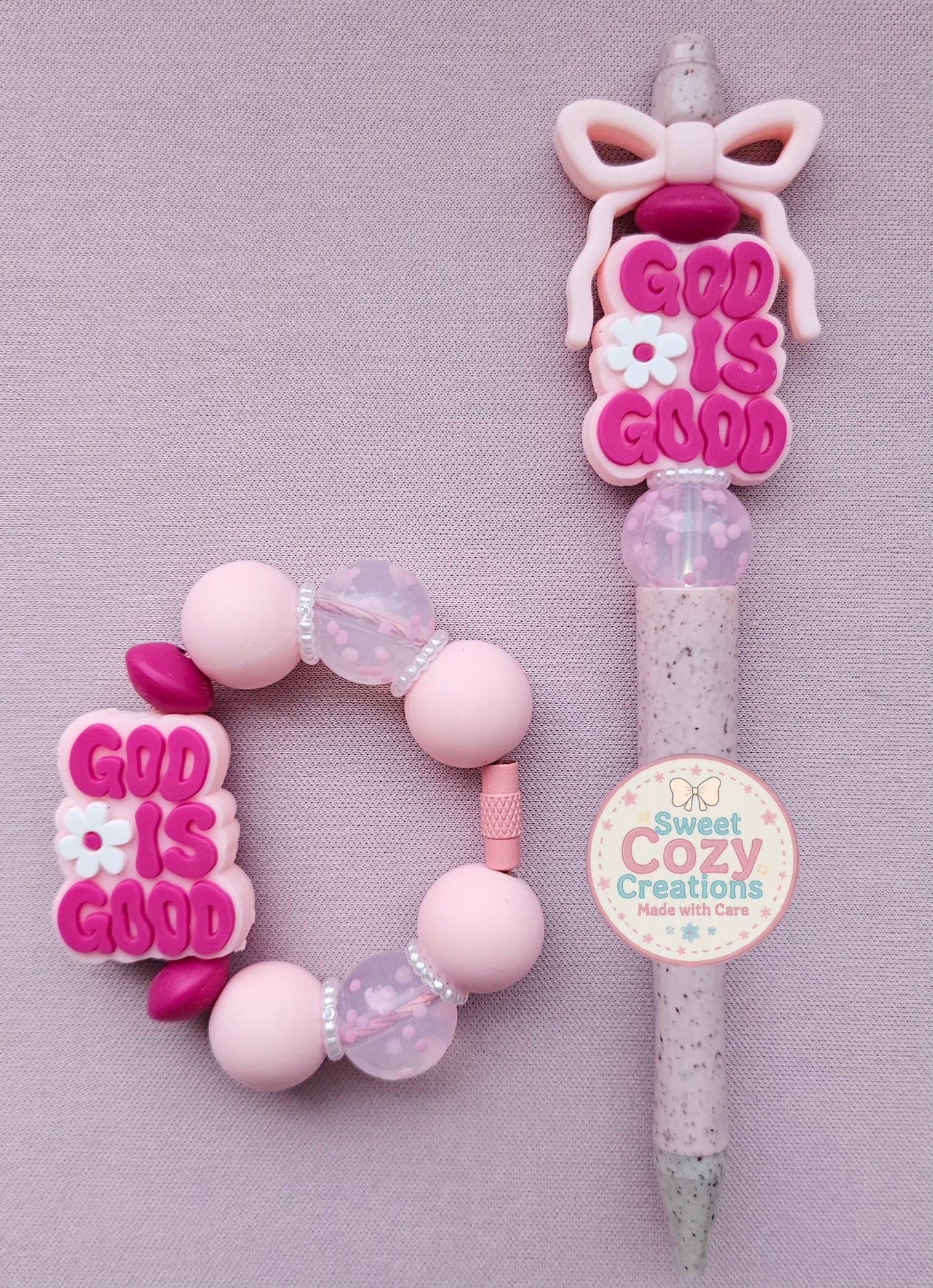 "God is Good" Pen & Cupcharm