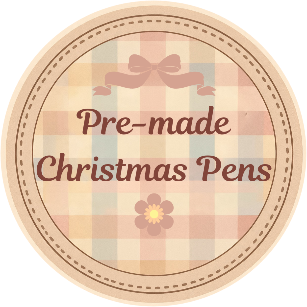 Pre-made Christmas Pens