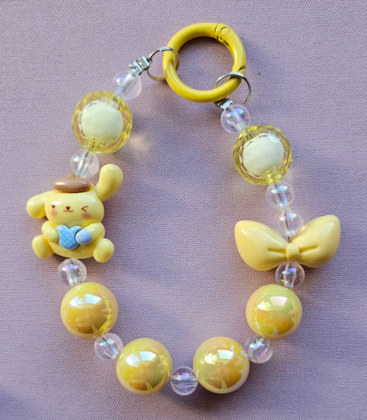 Medium adorable Pom Phone Charm