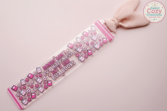 "Money can't buy happiness but it can buy books"