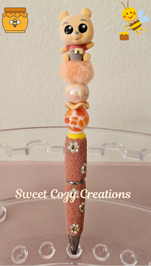 Pooh & friends Dorables Fancy Pen on (Orange Fluff)