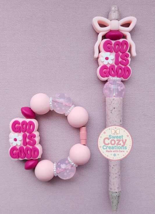 "God is Good" Pen & Cupcharm